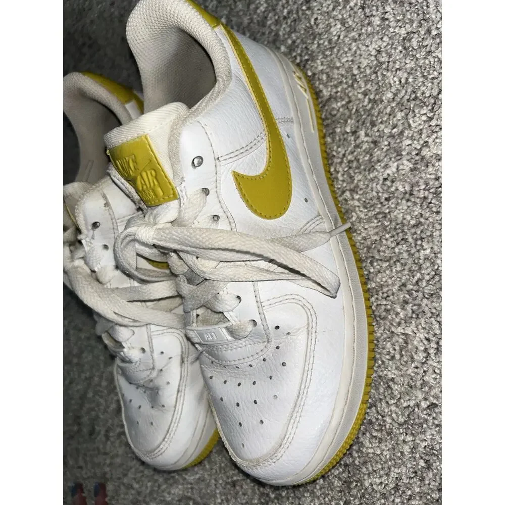 Nike Womens Air‎ Force 1 Low 'Bright Citron' AH0287-103 2018 Womens Size 6
